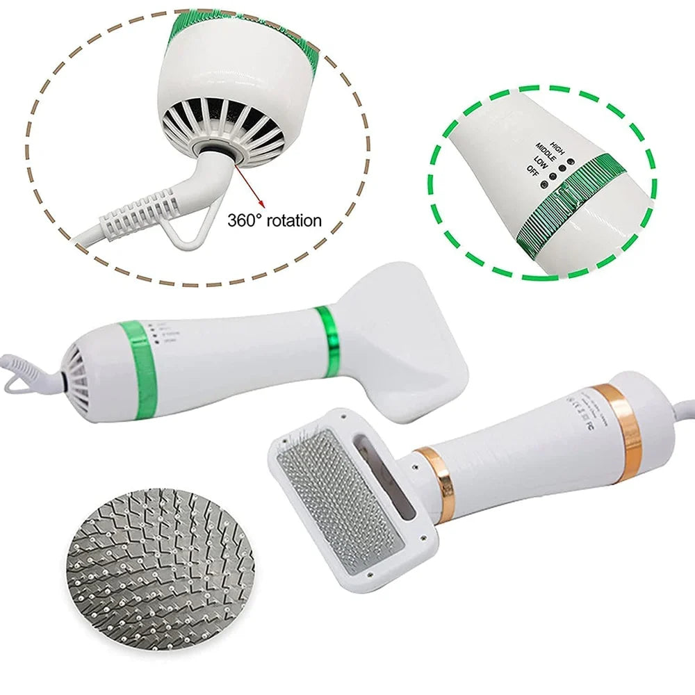 Pet Grooming Dryer & Brush