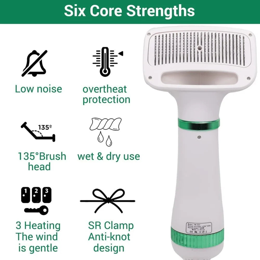 Pet Grooming Dryer & Brush
